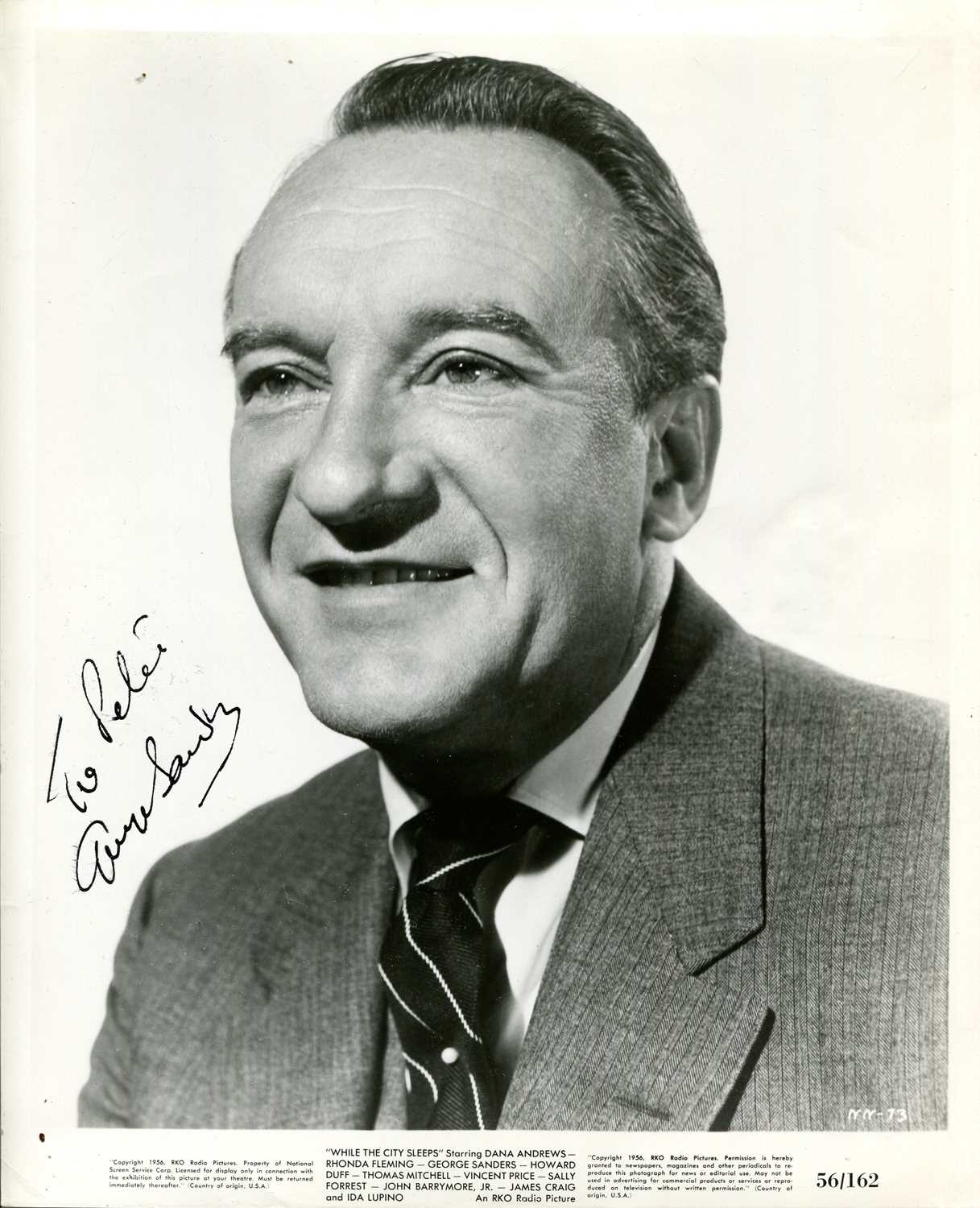 Lot 58 - SANDERS GEORGE: (1906-1972)