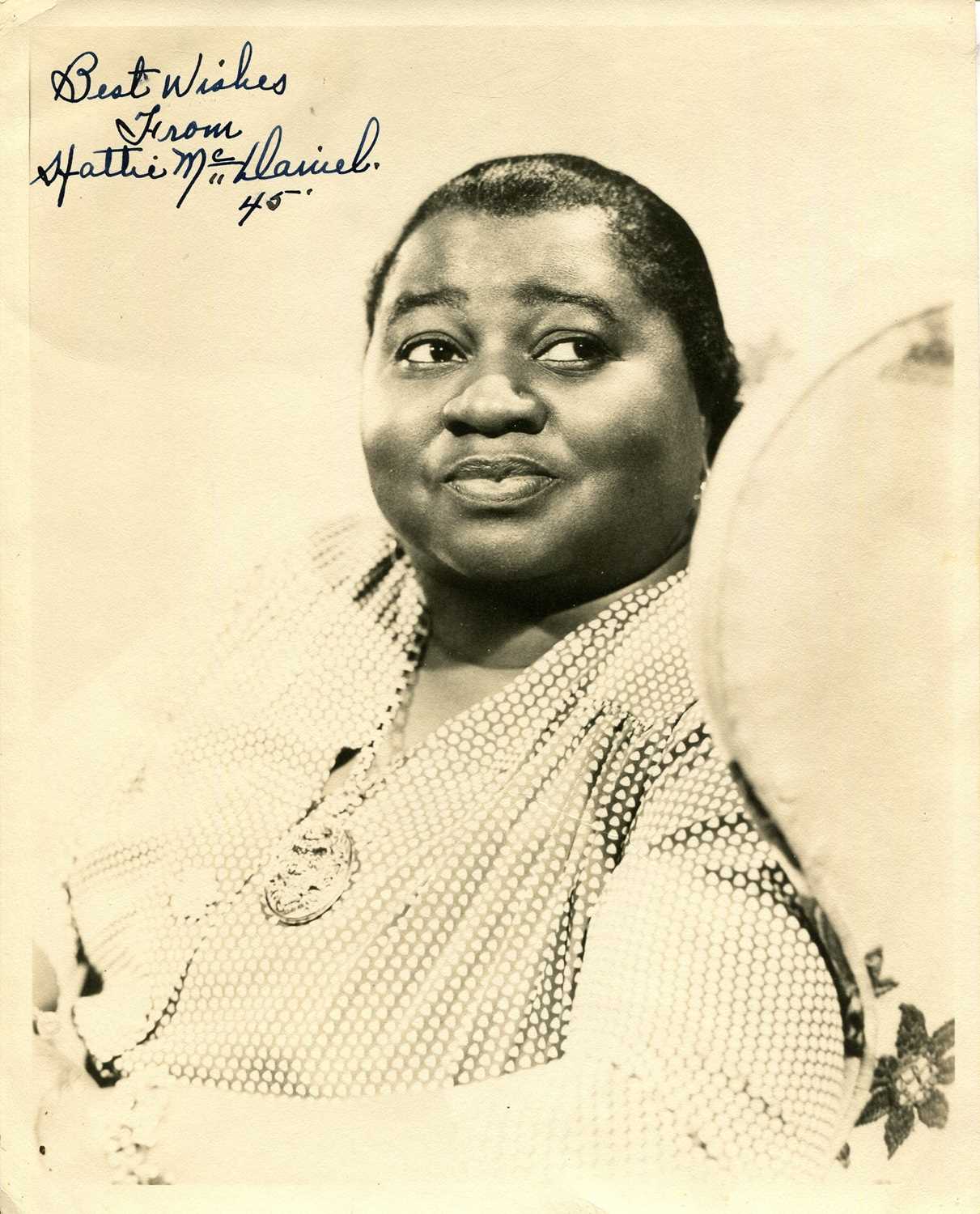 Lot 158 - MCDANIEL HATTIE: (1895-1952)