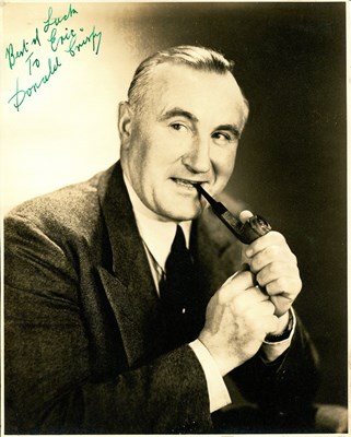 Lot 14 - CRISP DONALD: (1882-1974)