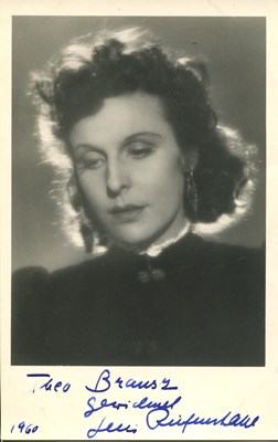 Lot 200 - RIEFENSTAHL LENI: (1902-2003)