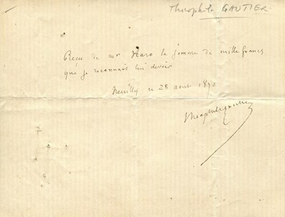 Lot 371 - GAUTIER THEOPHILE: (1811-1872)