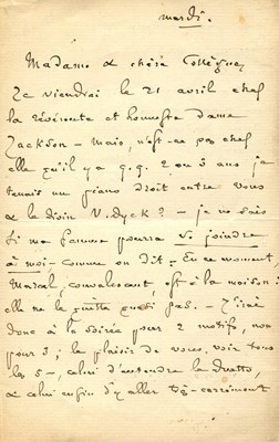Lot 316 - CHABRIER EMMANUEL: (1841-1894)