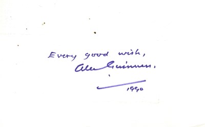 Lot 147 - GUINNESS ALEC: (1914-2000)