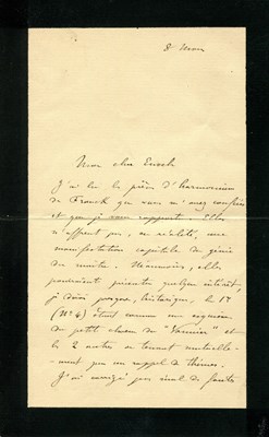 Lot 317 - D´´ INDY VINCENT: (1851-1931)