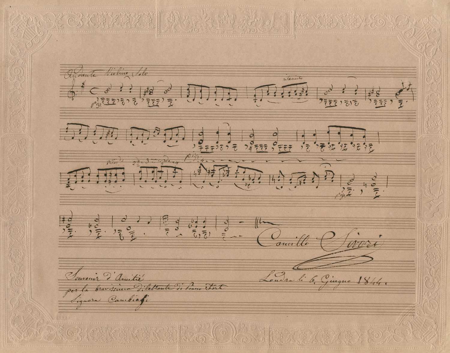 Lot 936 - SIVORI CAMILLO: (1815-1894)