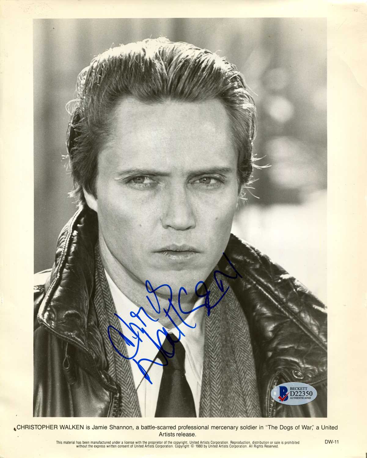 Lot 81 - WALKEN CHRISTOPHER: (1943- ) (+4 nominees)