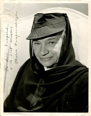 Lot 39 - OUSPENSKAYA MARIA: (1876-1949)