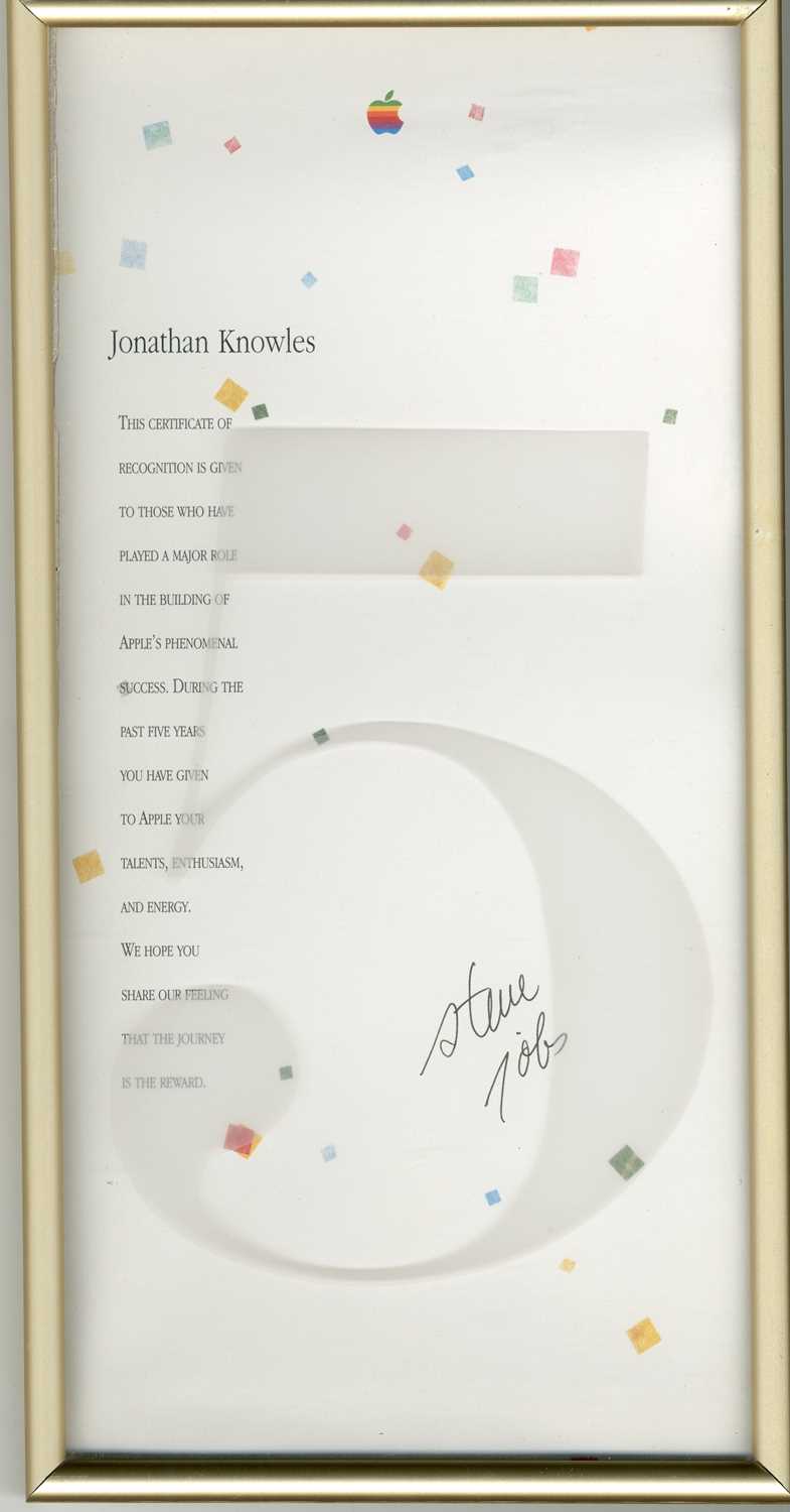 Lot 1144 - JOBS STEVE: (1955-2011)