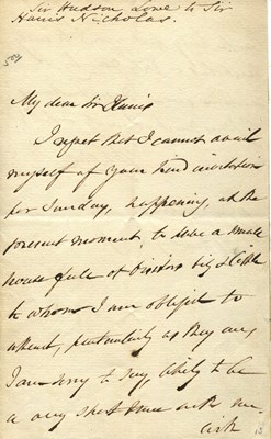 Lot 448 - LOWE HUDSON: (1769-1844)