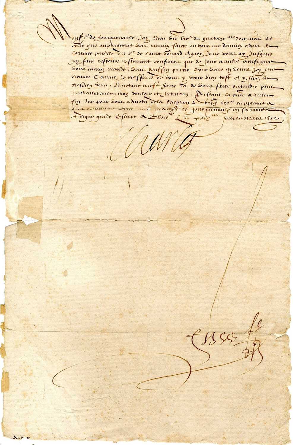 Lot 1236 - CHARLES IX: (1550-1574)