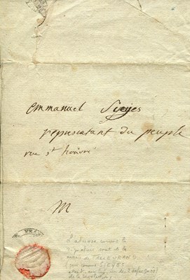 Lot 1204 - TALLEYRAND-PÉRIGORD CHARLES MAURICE DE: (1754-1838)