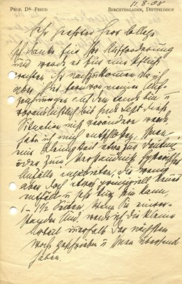 Lot 1121 - FREUD SIGMUND: (1856-1939)
