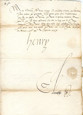 Lot 452 - HENRY II: (1519-1559)