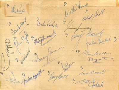 Lot 248 - SCOTLAND NATIONAL FOOTBALL TEAM