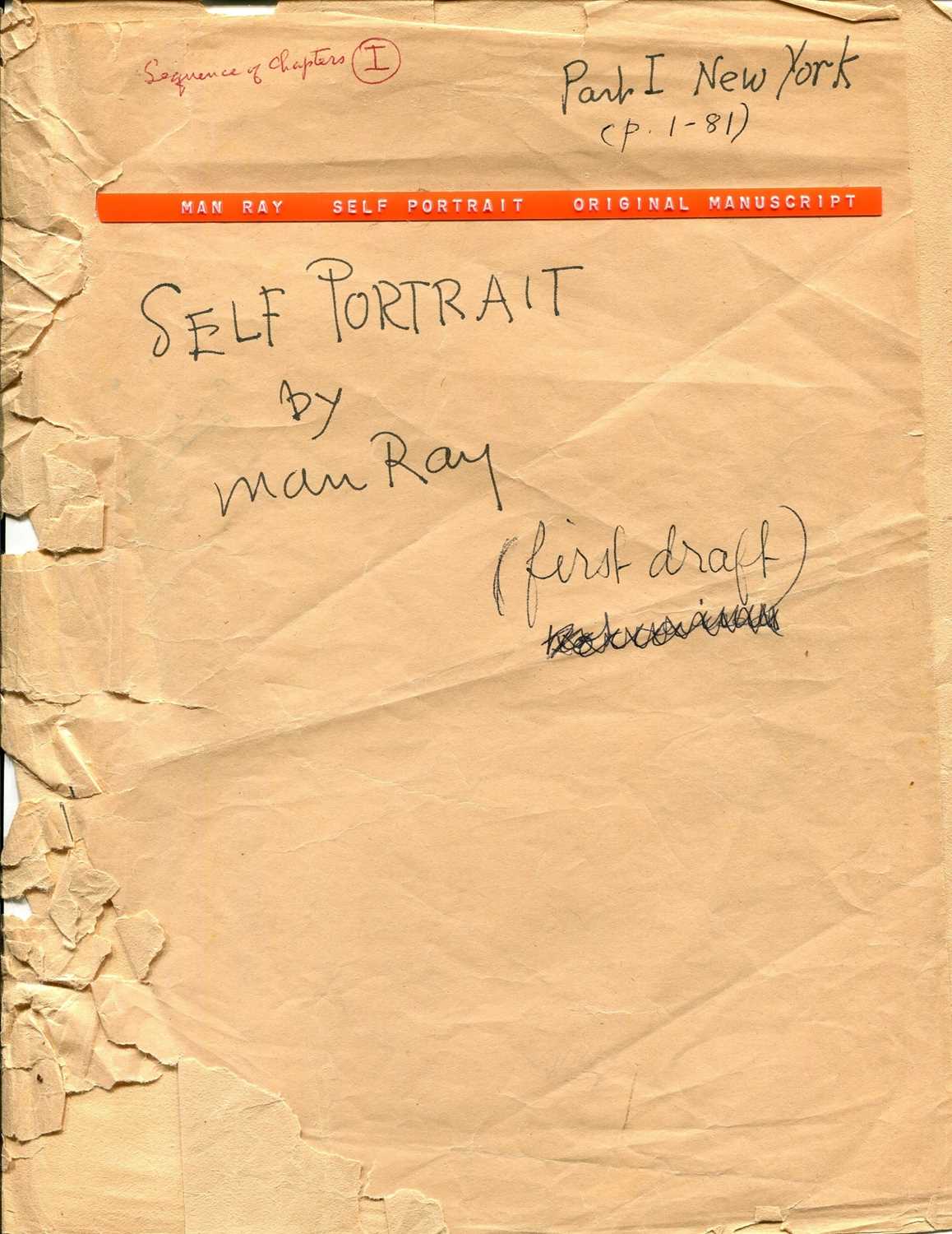Lot 1033 - RAY MAN: (1890-1976)