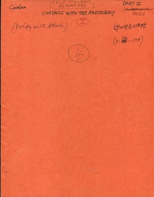 Lot 1033 - RAY MAN: (1890-1976)