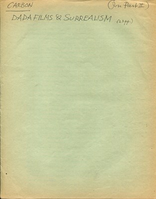 Lot 1033 - RAY MAN: (1890-1976)