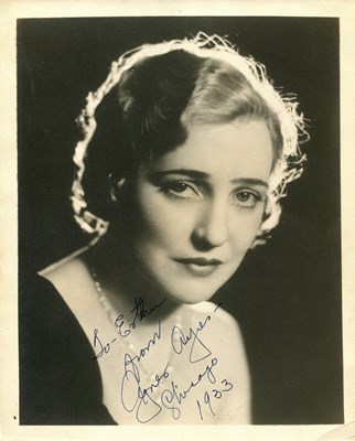 Lot 2 - AYRES AGNES: (1892-1940)