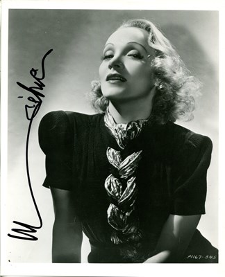Lot 93 - DIETRICH MARLENE: (1901-1992)
