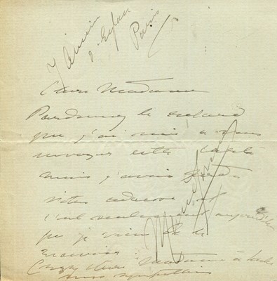 Lot 711 - GONNE MAUD: (1866-1953)