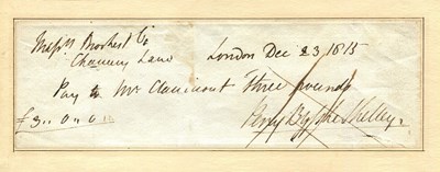 Lot 1103 - SHELLEY PERCY BYSSHE: (1792-1822)