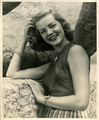 Lot 377 - BACALL LAUREN: (1924-2014)