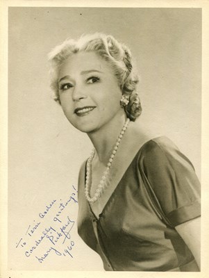 Lot 310 - PICKFORD MARY: (1892-1979)