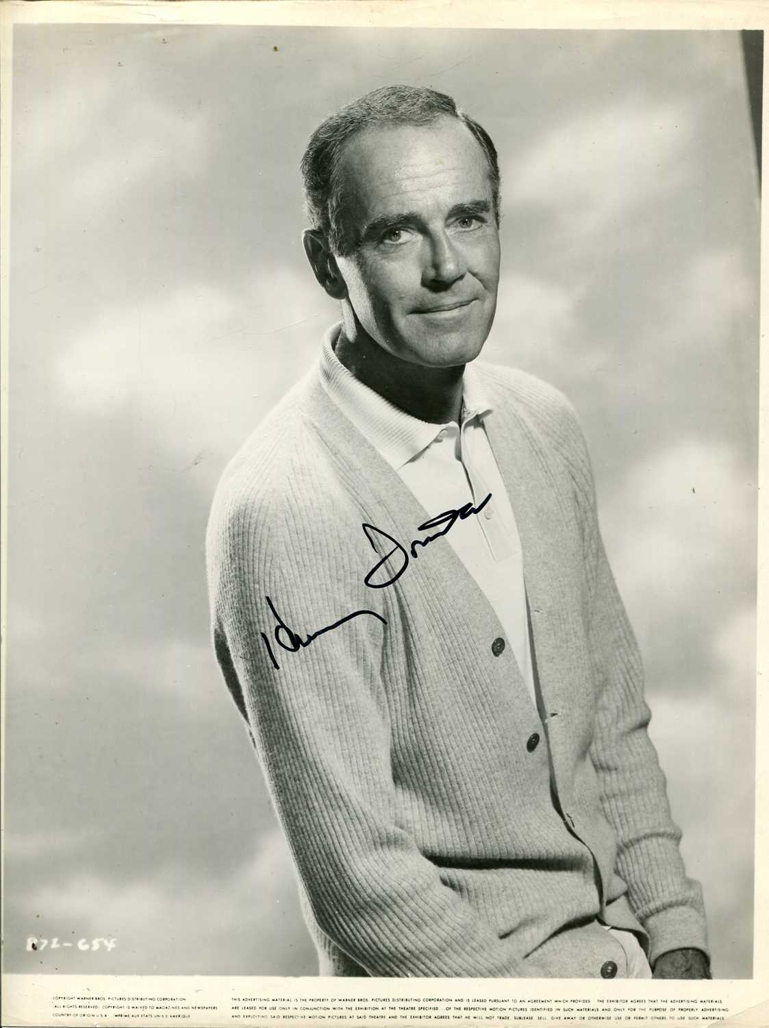 Lot 39 - FONDA HENRY: (1905-1982)