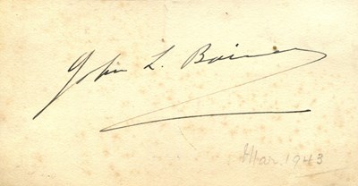 Lot 417 - BAIRD JOHN LOGIE: (1888-1946)