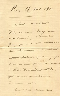 Lot 319 - SAINT-SAENS CAMILLE: (1835-1921)
