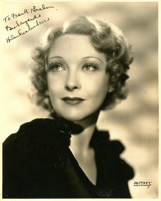 Lot 133 - TWELVETREES HELEN: (1908-1958)