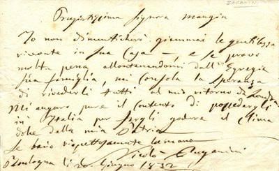 Lot 767 - PAGANINI NICCOLO: (1782-1840)