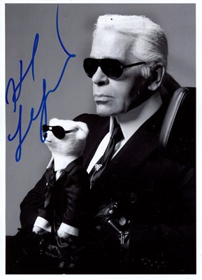 Lot 742 - LAGERFELD KARL: (1933-2019)