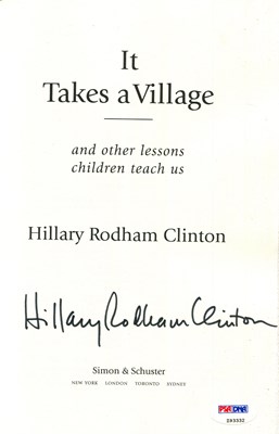Lot 327 - CLINTON HILLARY: (1947- )