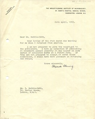 Lot 467 - FLEMING ALEXANDER: (1881-1955)