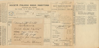 Lot 460 - MARCONI GUGLIELMO: (1874-1937)