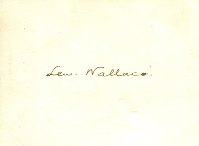 Lot 448 - WALLACE LEW: (1827-1905)