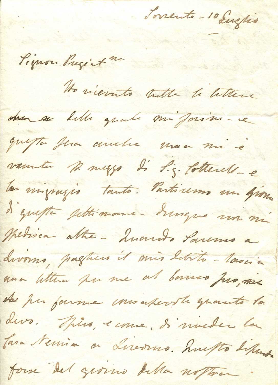 Lot 712 - SHELLEY MARY: (1797-1851)