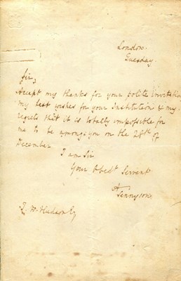 Lot 439 - TENNYSON ALFRED: (1809-1892)