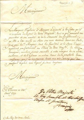 Lot 1212 - FRANCIS I: (1708-1765)