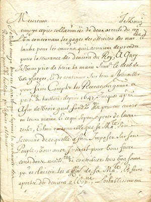 Lot 1222 - FOUQUET NICOLAS: (1615-1680)