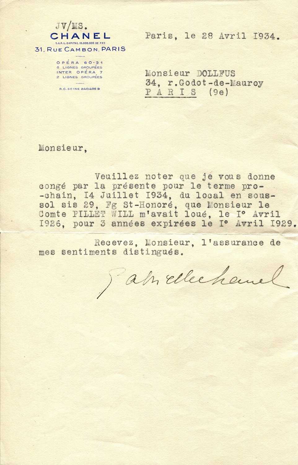 Lot 739 - CHANEL GABRIELLE ´ COCO´: (1883-1971)