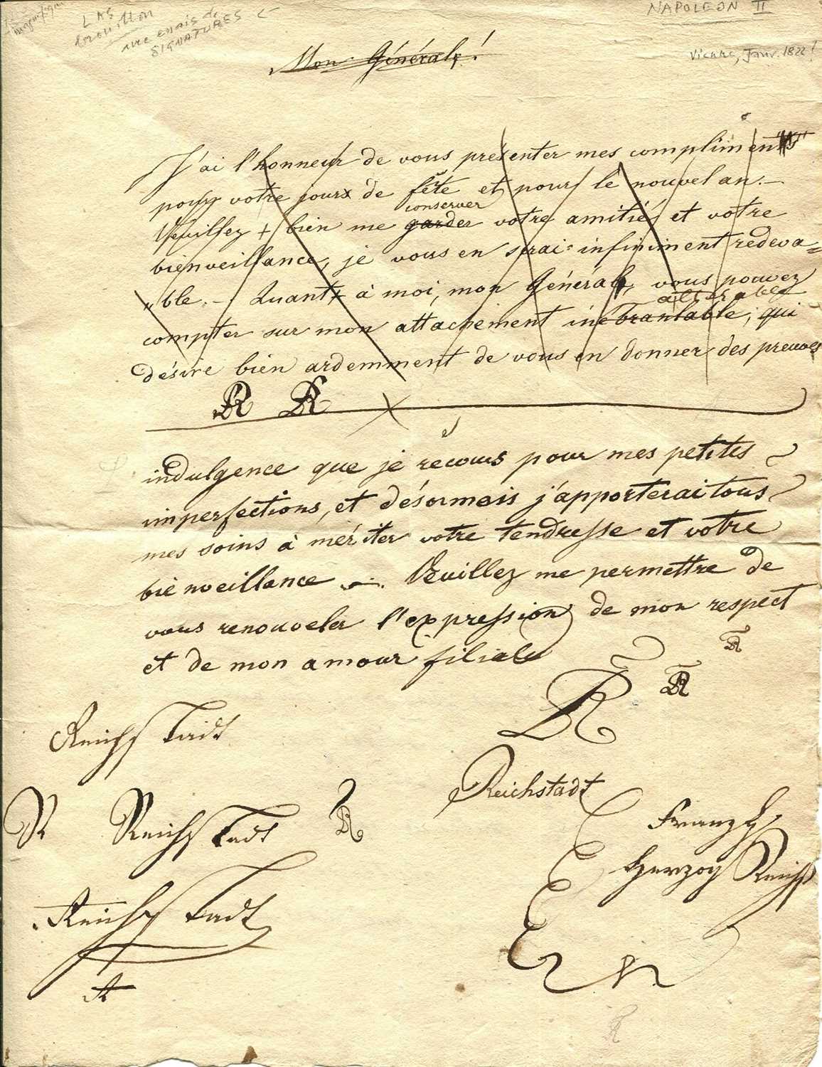 Lot 1567 - NAPOLEON II: (1811-1832)