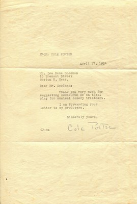Lot 630 - PORTER COLE: (1891-1964)