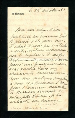 Lot 724 - DION JULES-ALBERT DE: (1856-1946)