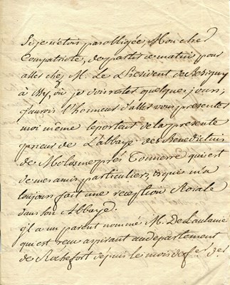 Lot 629 - D´ ÉON CHEVALIÈRE: (1728-1810)