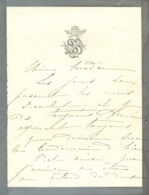 Lot 302 - BERNHARDT SARAH: (1844-1923)