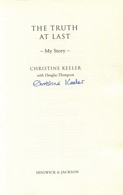 Lot 715 - KEELER CHRISTINE: (1942- 2017)