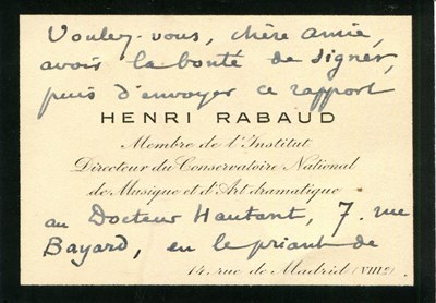 Lot 763 - RABAUD HENRI: (1873-1949) (x2)
