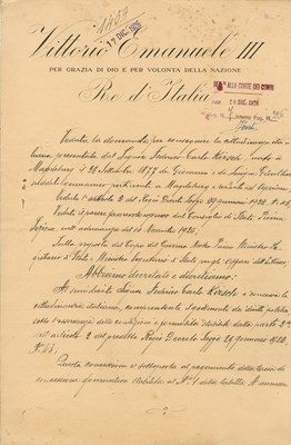 Lot 1104 - MUSSOLINI BENITO: (1883-1945) & VITTORIO EMANUELE III (1869-1947)